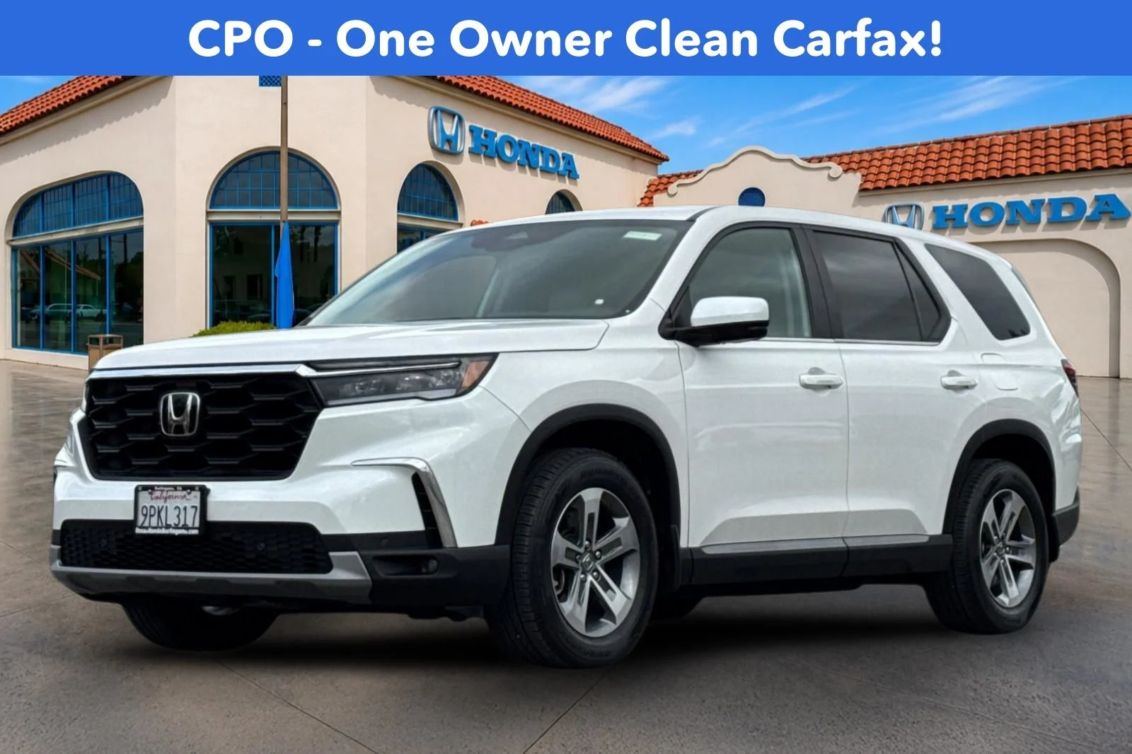 Certified Used 2025 Platinum White Pearl Honda EX-L image 8