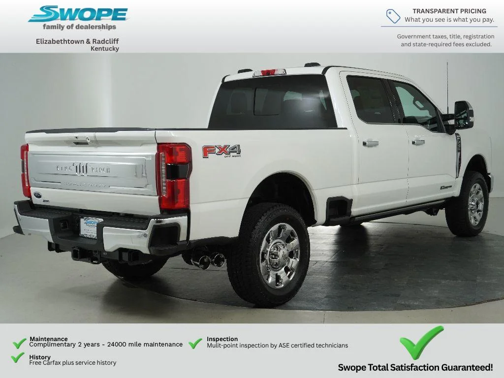 New 2026 Star White Metallic Tri-Coat Ford F-250® King Ranch® image 4