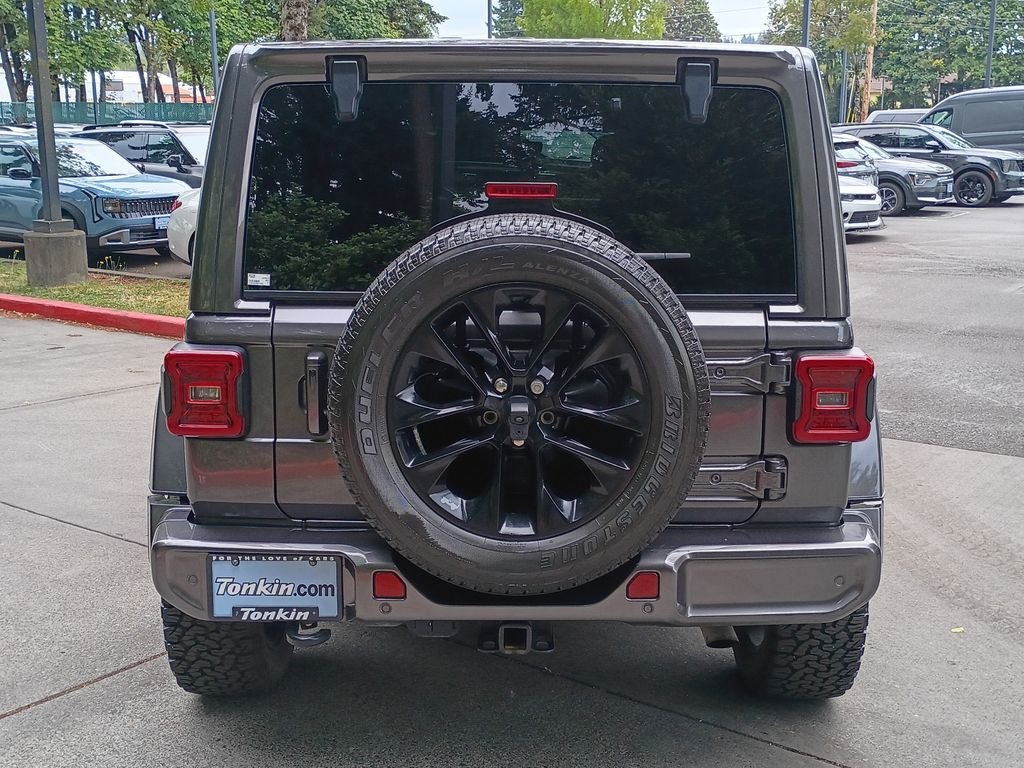 Used 2021 Gray Jeep Unlimited Sahara image 5