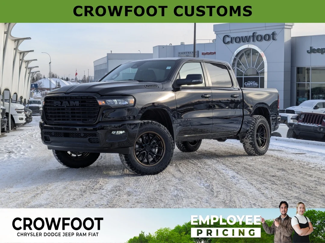 New 2026 Black RAM Sport - - Fuel Rims - A/T Tires - Lifted & More! image 1