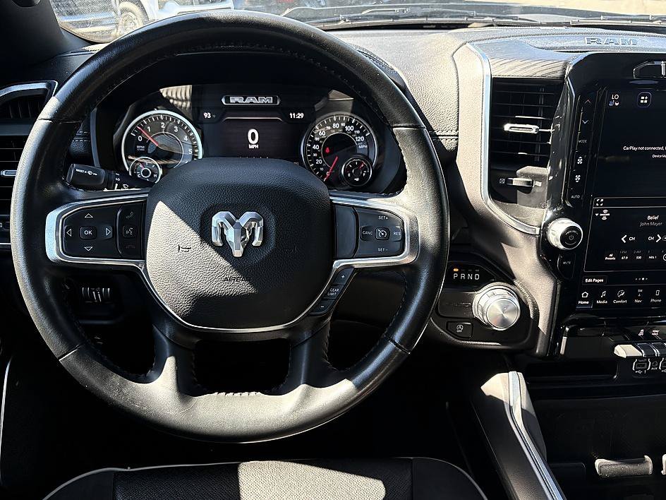 Used 2023 Diamond Black Crystal Pearlcoat Ram Laramie image 14