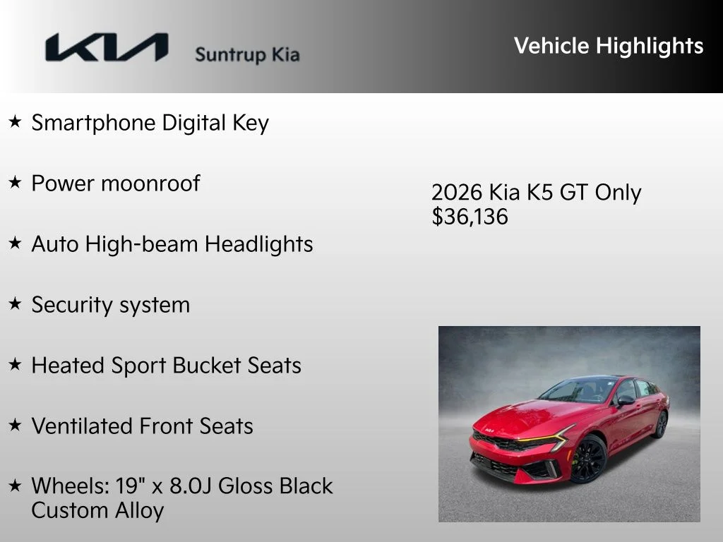 2026 Kia K5 GT - Photo 15