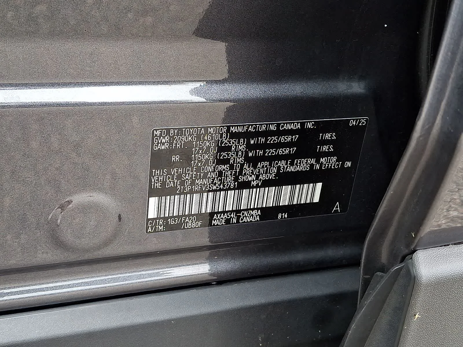 Certified Used 2025 Magnetic Gray Metallic Toyota XLE image 30
