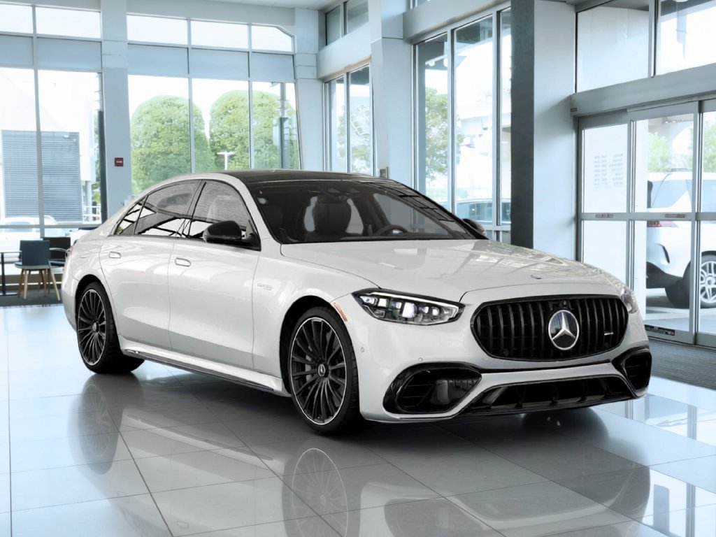 New 2026 MANUFAKTUR Moonlight White Metallic Mercedes-Benz S 63 E AMG® image 51