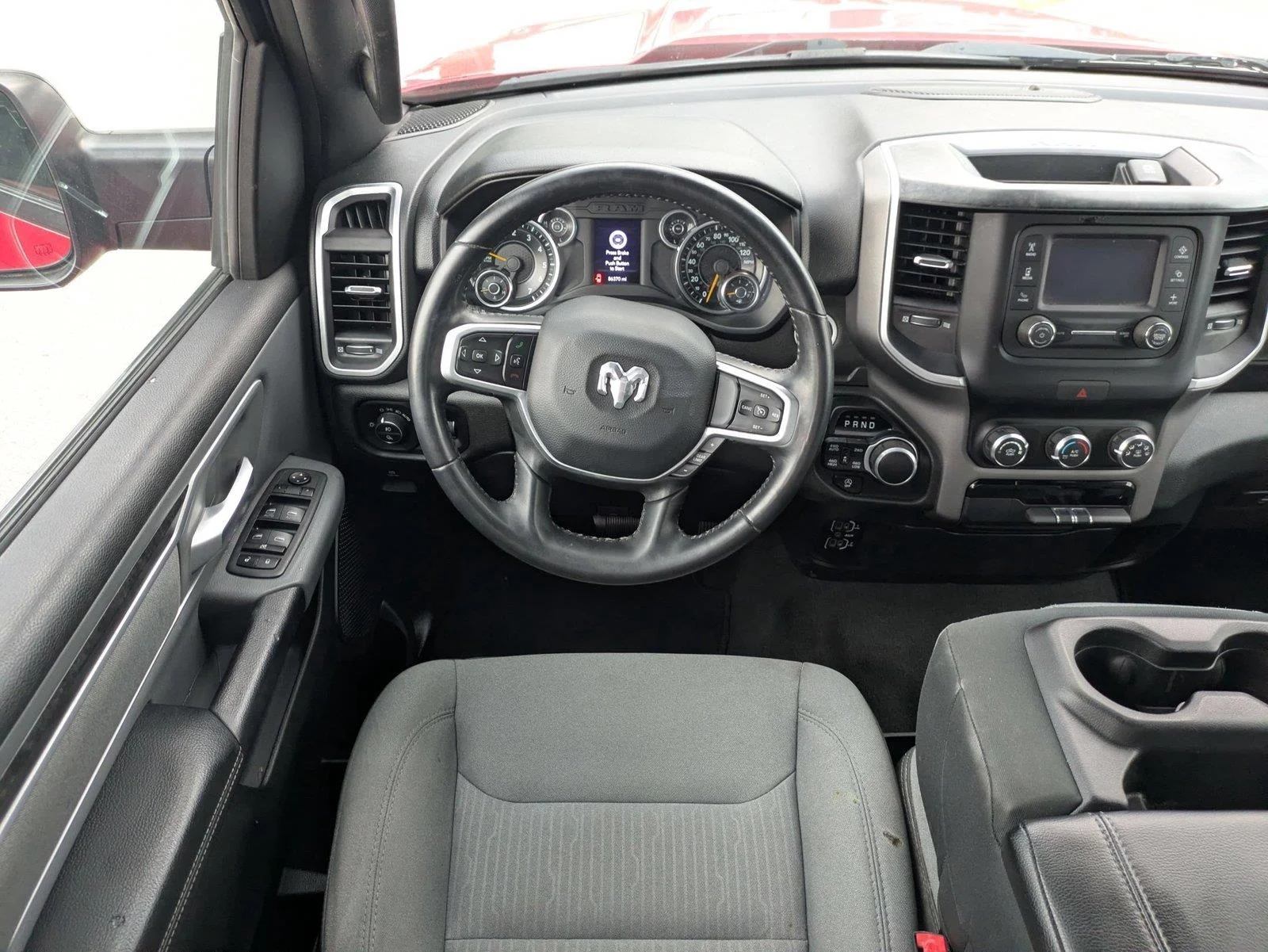 Used 2022 Flame Red Clearcoat Ram Big Horn image 28