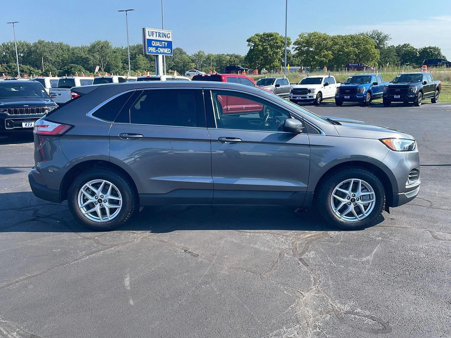 Used 2023 Carbonized Gray Metallic Ford SEL image 6