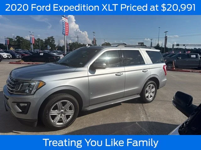 Used 2020 Iconic Silver Metallic Ford XLT image 1