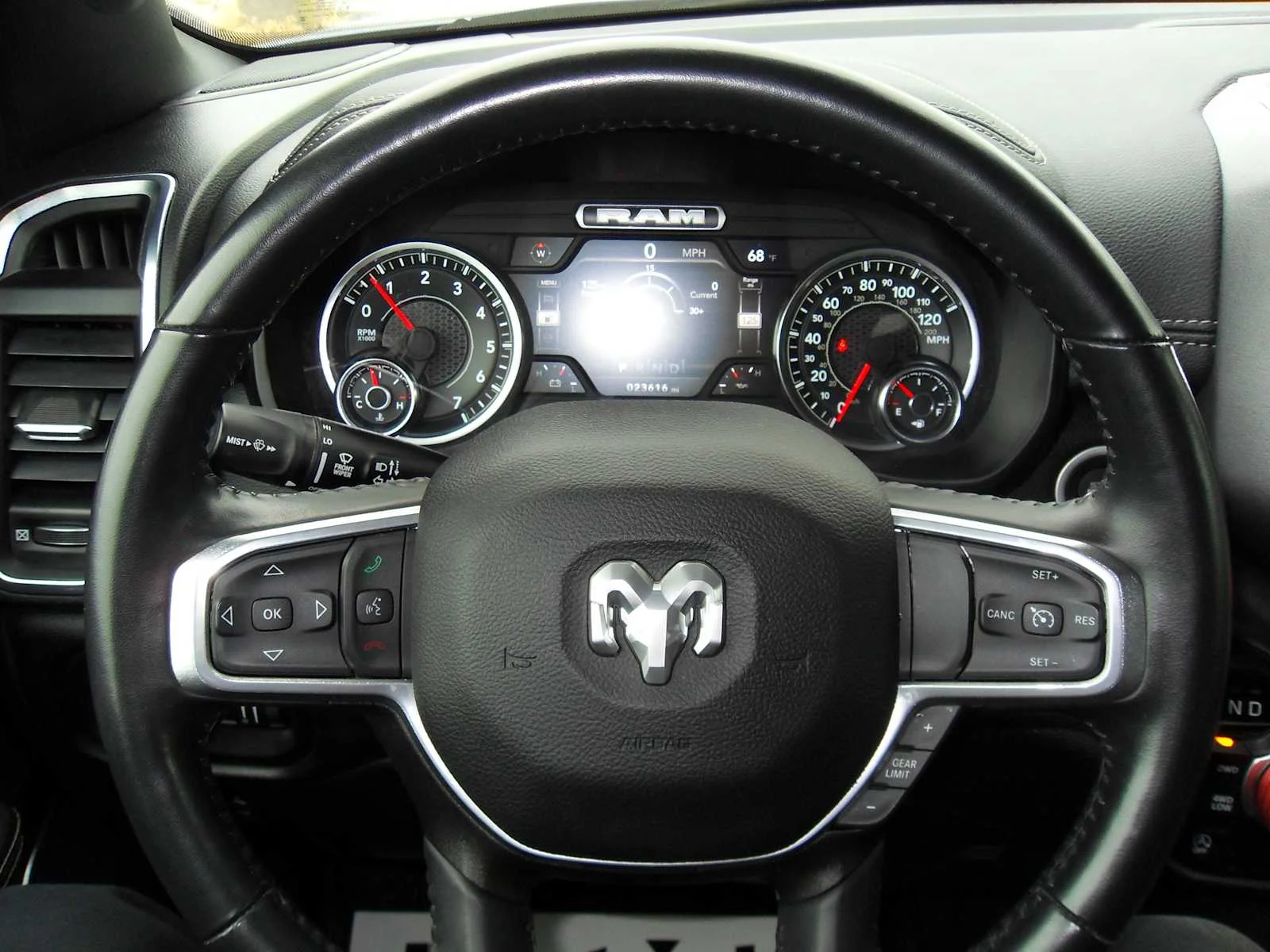 Used 2023 Bright White Clearcoat Ram Laramie image 43