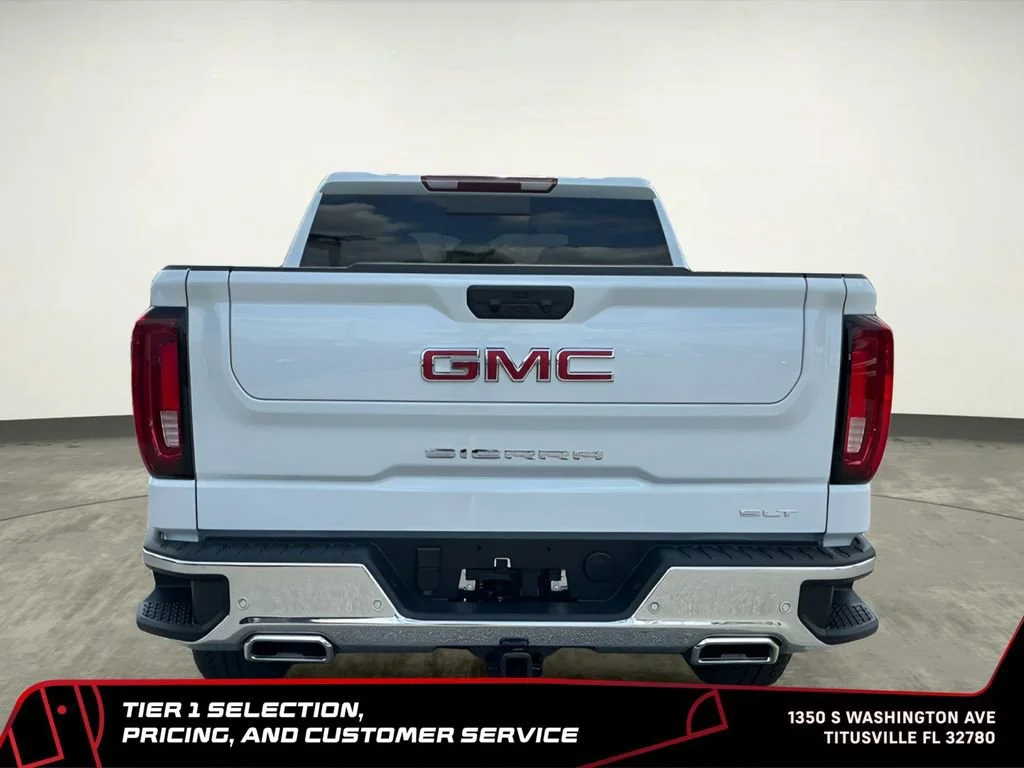 New 2026 Glacier White Tricoat GMC SLT image 7