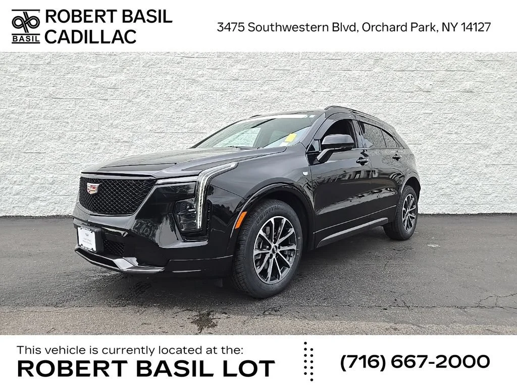 Certified Used 2024 Stellar Black Metallic Cadillac Sport image 1