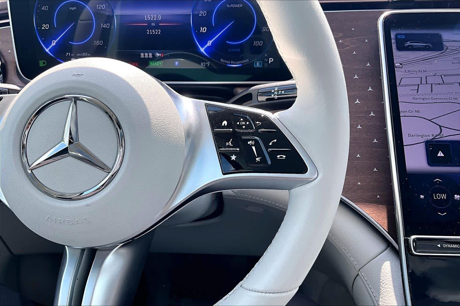 Used 2023 MANUFAKTUR Diamond White Metallic Mercedes-Benz EQE 350 image 24
