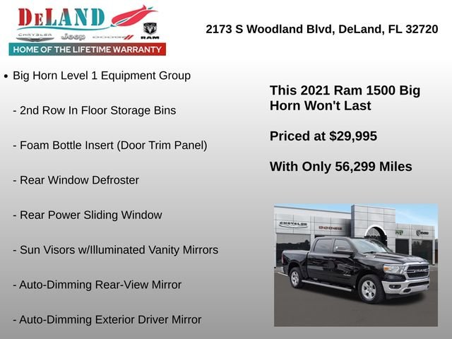 2021 RAM Ram 1500 Pickup Big Horn/Lone Star - Photo 6