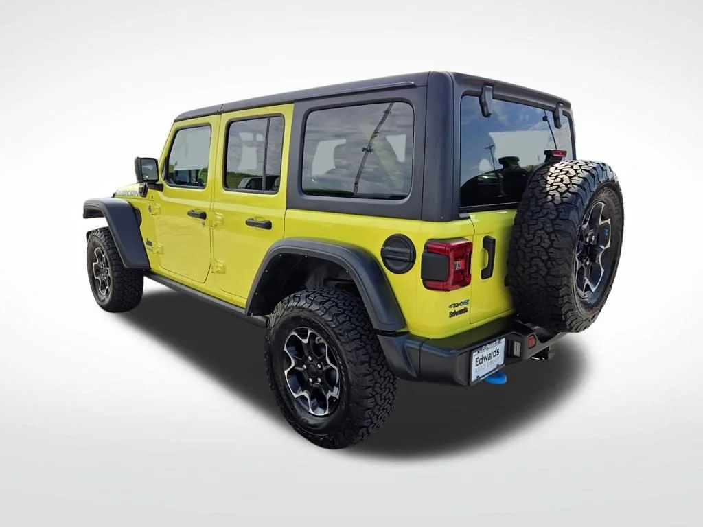 Used 2022 Yellow Jeep Unlimited Rubicon 4xe image 6
