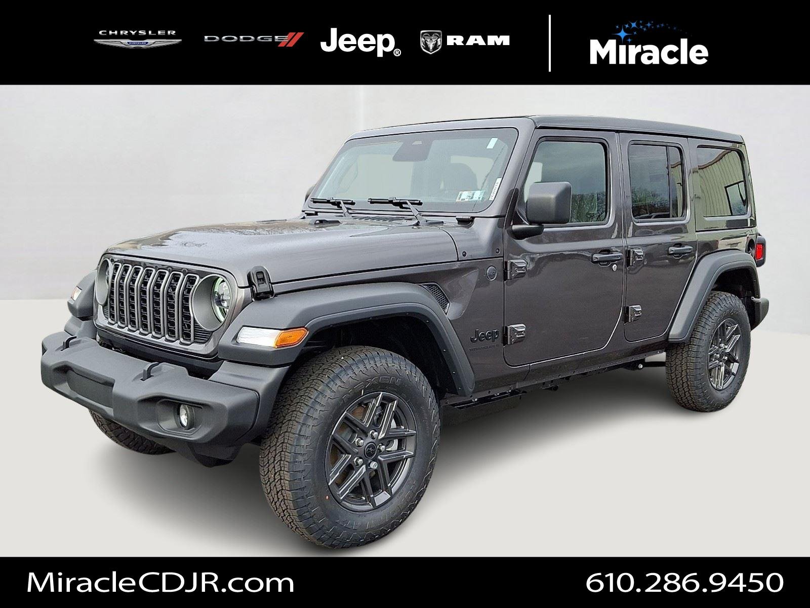 New 2026 Granite Crystal Metallic Clearcoat Jeep Sport S image 1