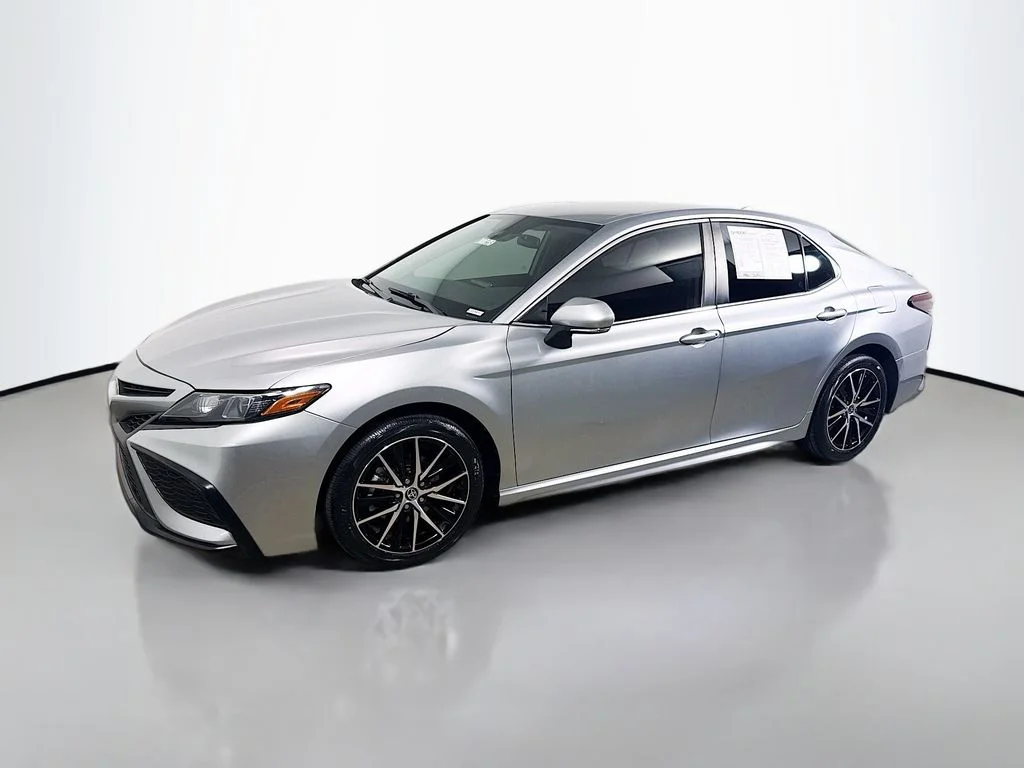 Used 2024 Celestial Silver Metallic Toyota SE image 3