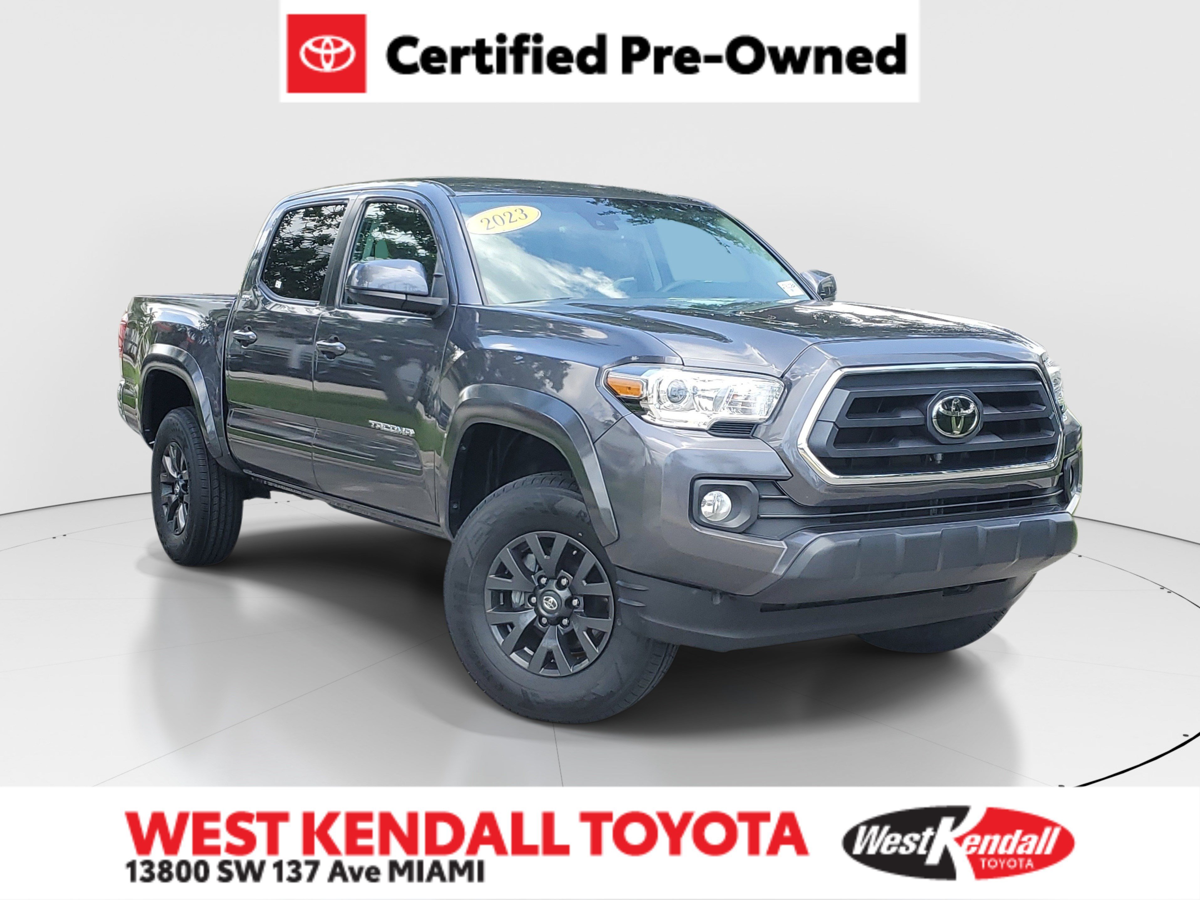 Used 2023 Magnetic Gray Metallic Toyota SR5 image 1