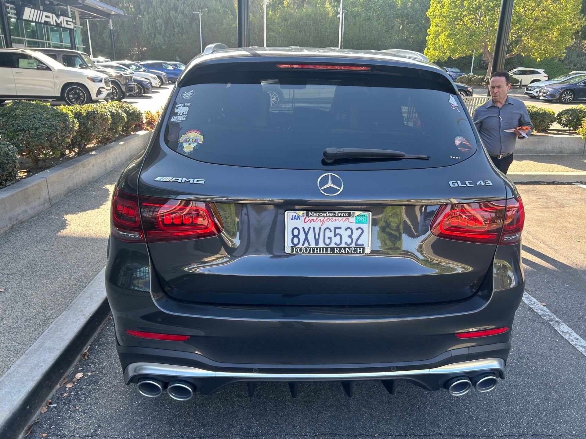 Used 2020 Gray Mercedes-Benz GLC 43 AMG® image 7