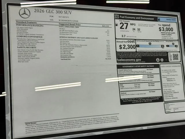 New 2026  Mercedes-Benz GLC 300 image 49
