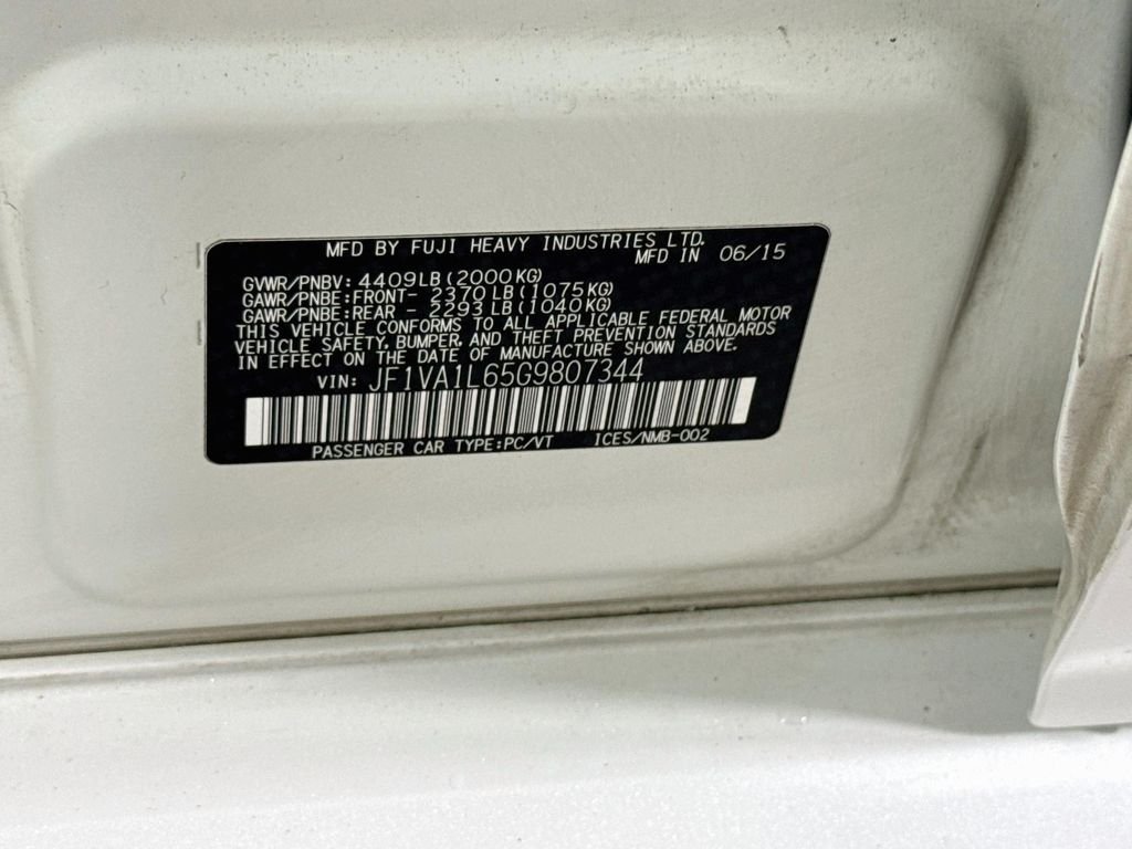Used 2016 Crystal White Pearl Subaru Limited image 33