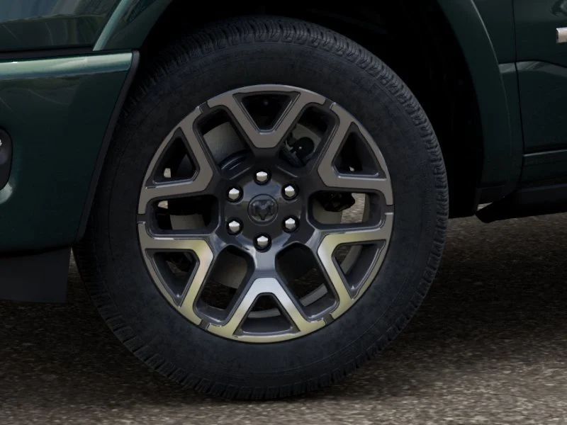 New 2027 Serrano-Green Metallic Exterior Paint RAM Laramie image 8