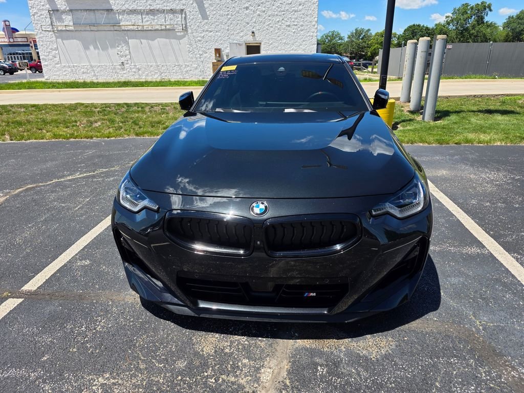 Used 2025 Black Sapphire Metallic BMW M240i image 2