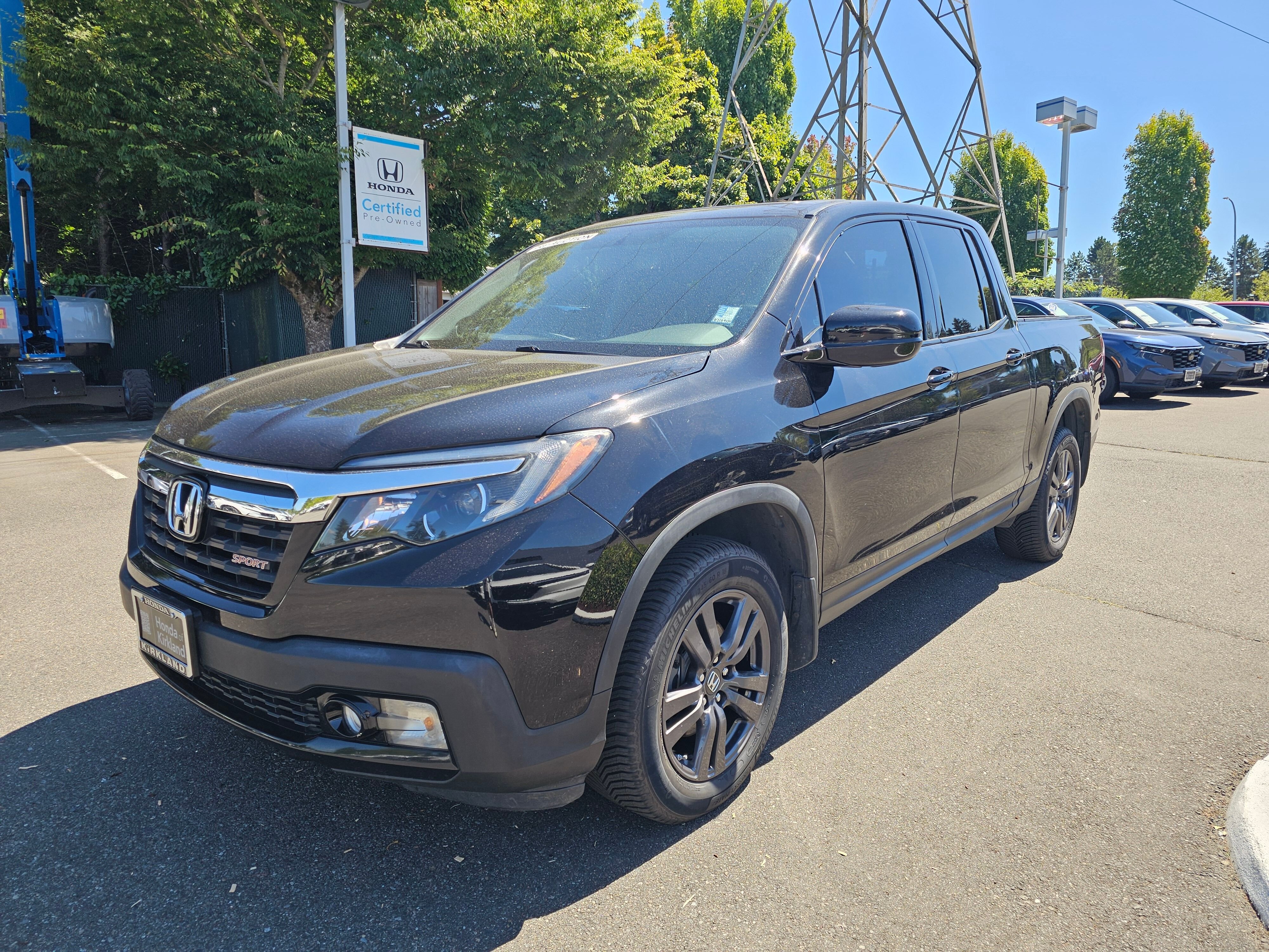 Used 2017 Crystal Black Pearl Honda Sport image 3