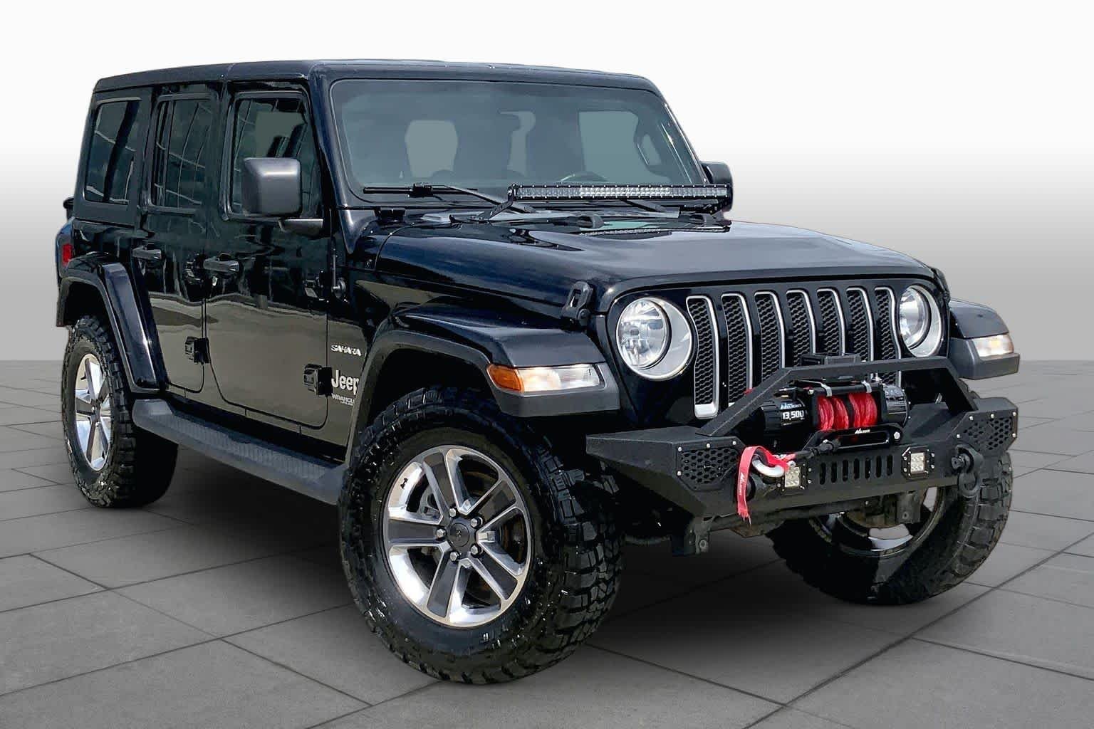 Used 2020 Black Clearcoat Jeep Sahara image 3