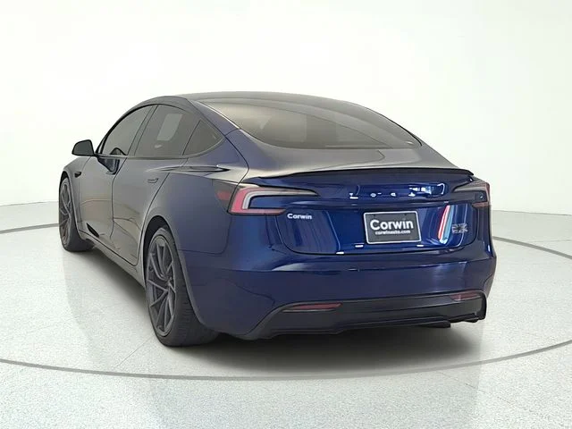 Used 2025 Deep Blue Metallic Tesla Performance image 4