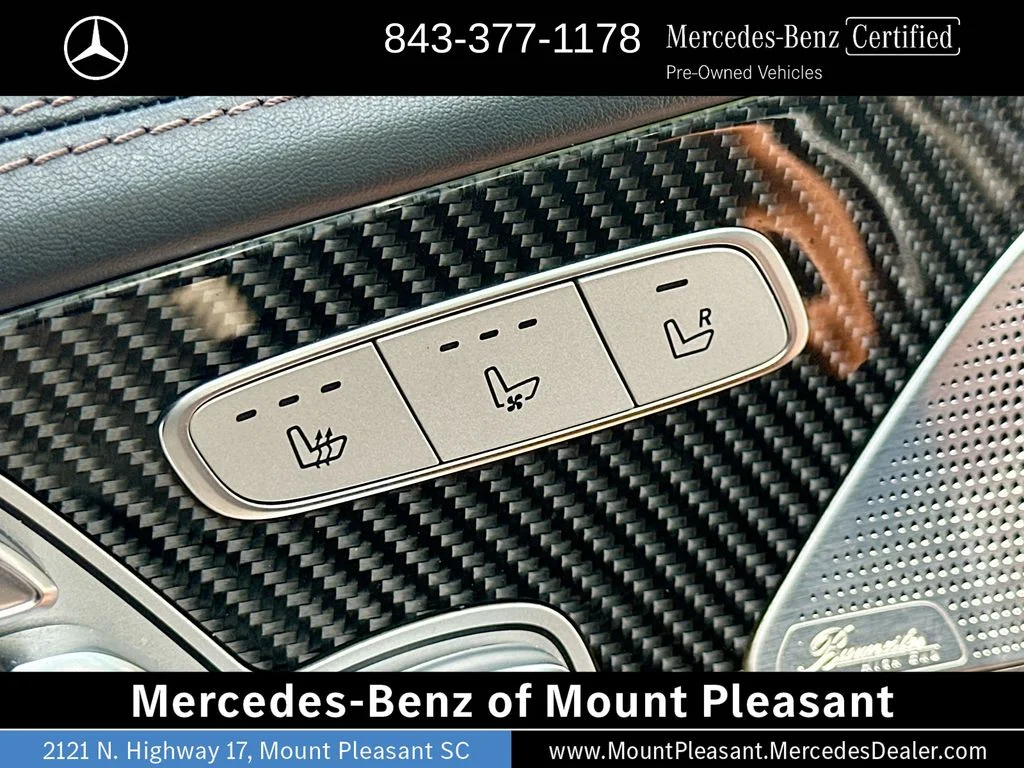 Certified Used 2021 designo Selenite Gray Magno Mercedes-AMG S image 21