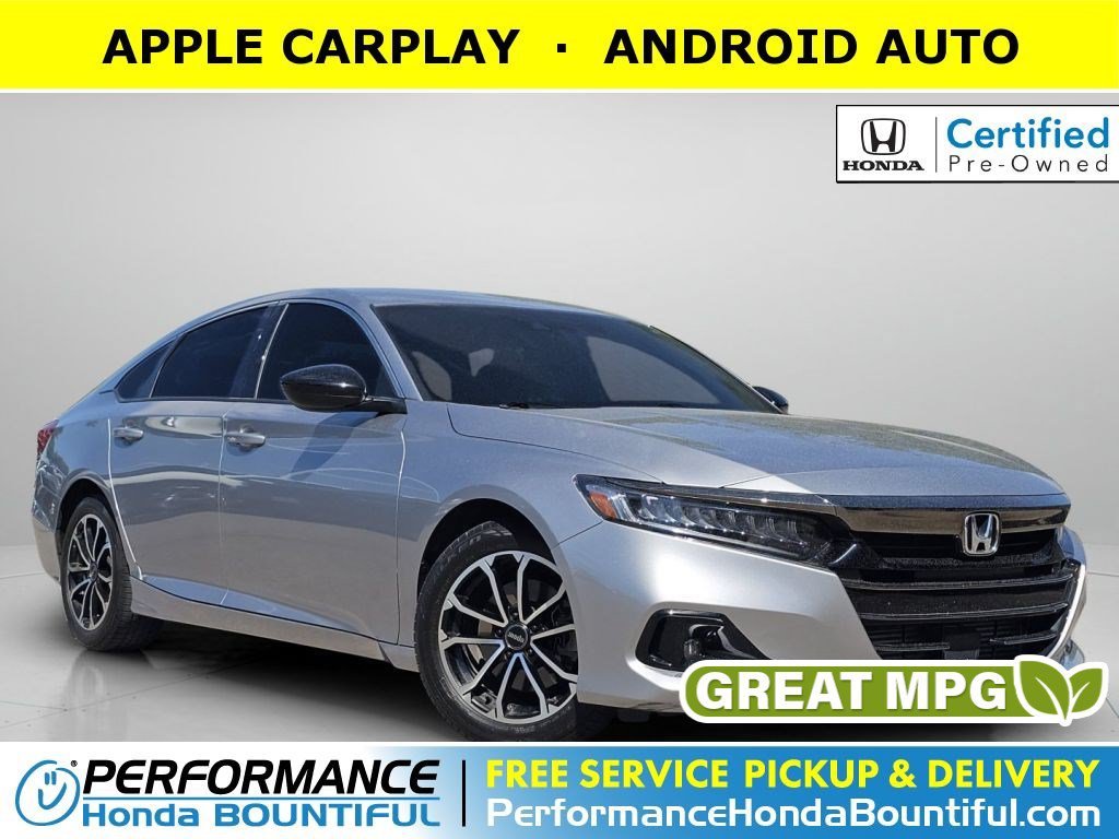 Certified Used 2022 Lunar Silver Metallic Honda 1.5T SPORT image 36