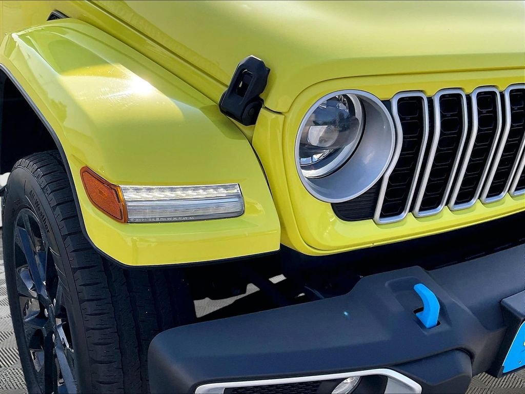 Used 2024 Yellow Jeep Sahara 4xe image 33