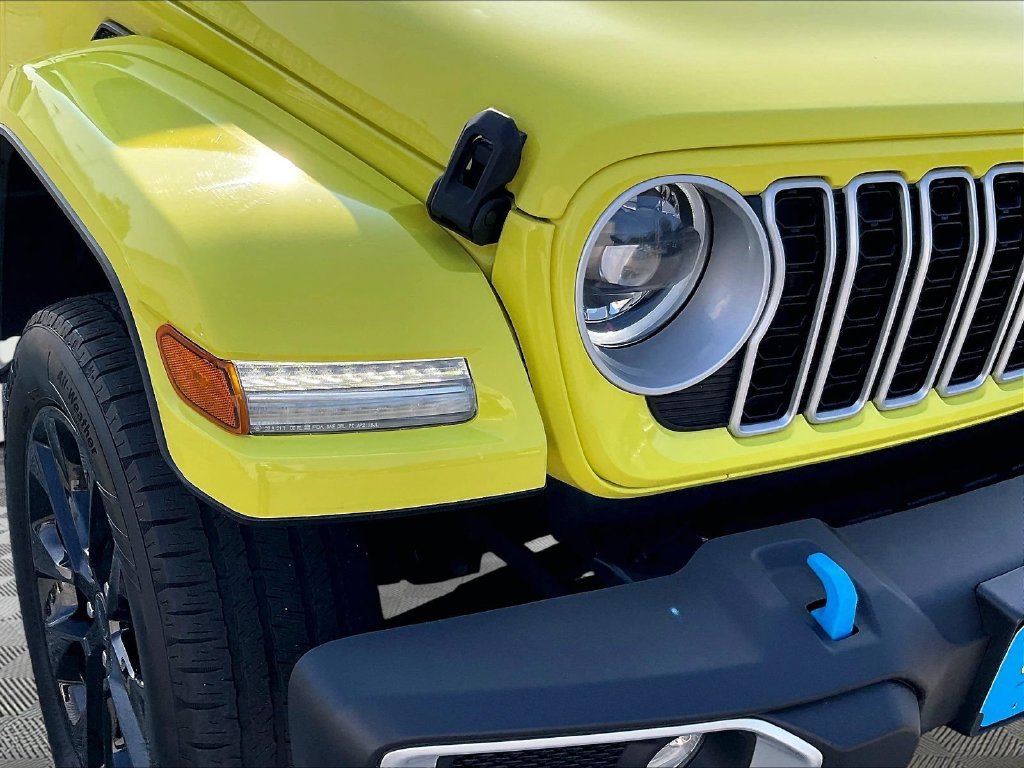 Used 2024 Yellow Jeep Sahara 4xe image 33