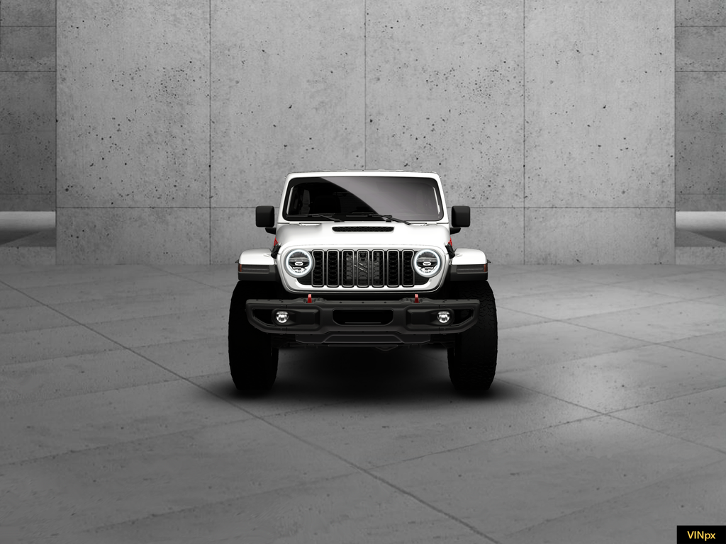 New 2026 Bright White Clear-Coat Exterior Paint Jeep Rubicon X image 11