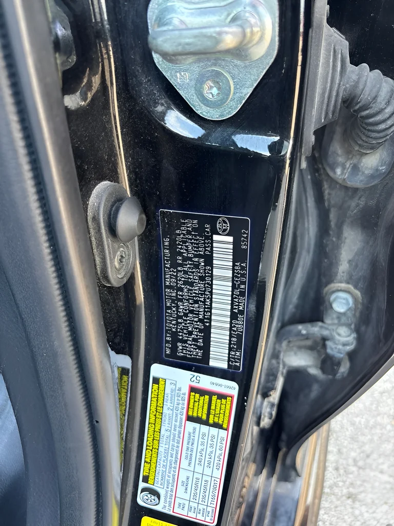 Used 2023 Midnight Black Metallic Toyota SE image 34