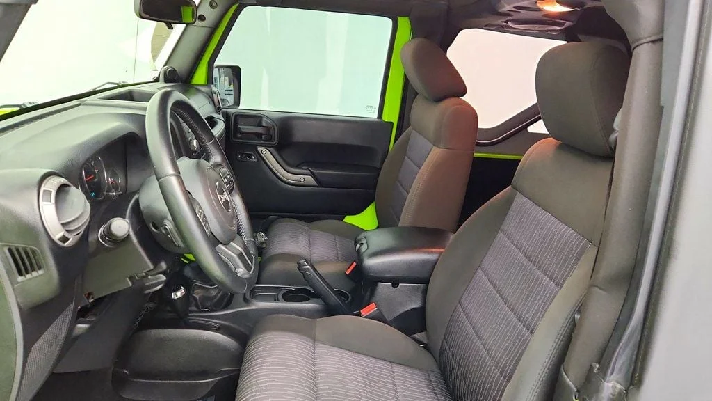 Used 2012 Gecko Pearl Jeep 4WD 2dr Sport w/ XD Wheels, Nitto M/T Tires & Trail FX Bumper image 18