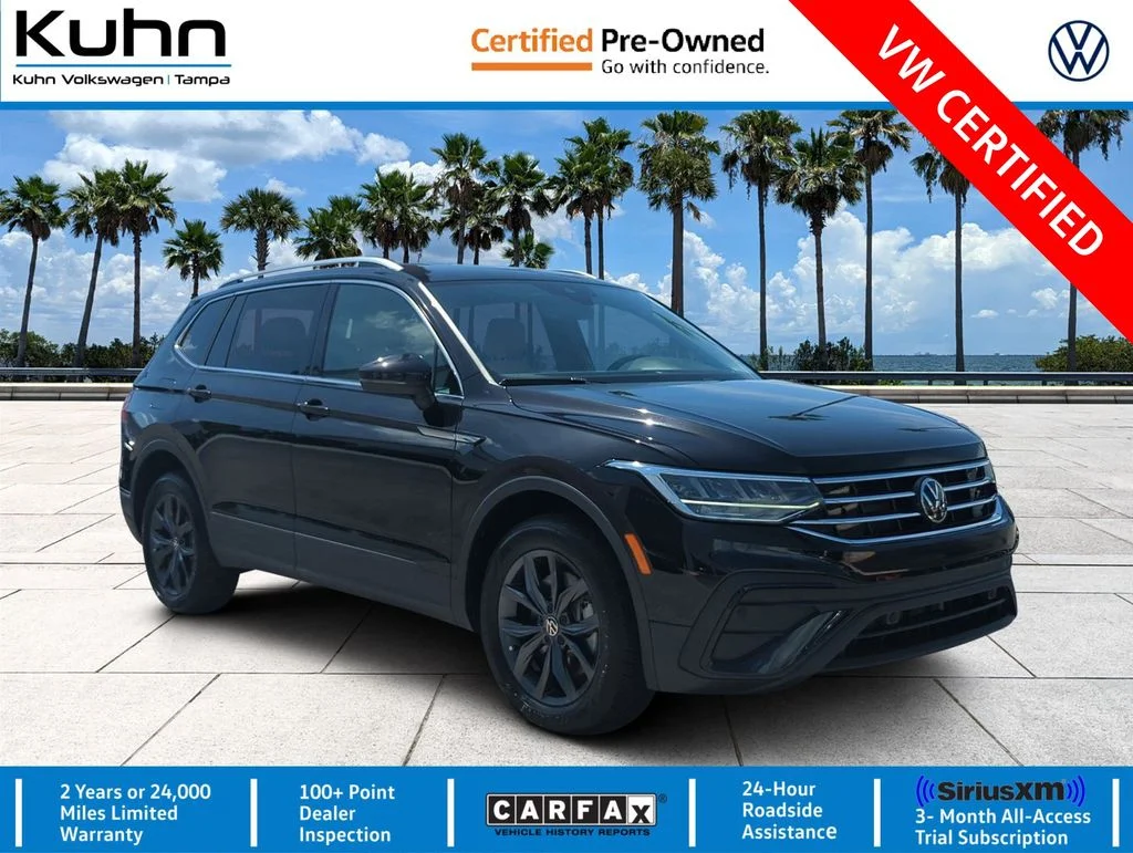 Certified Used 2024 Black Volkswagen 2.0T SE image 1