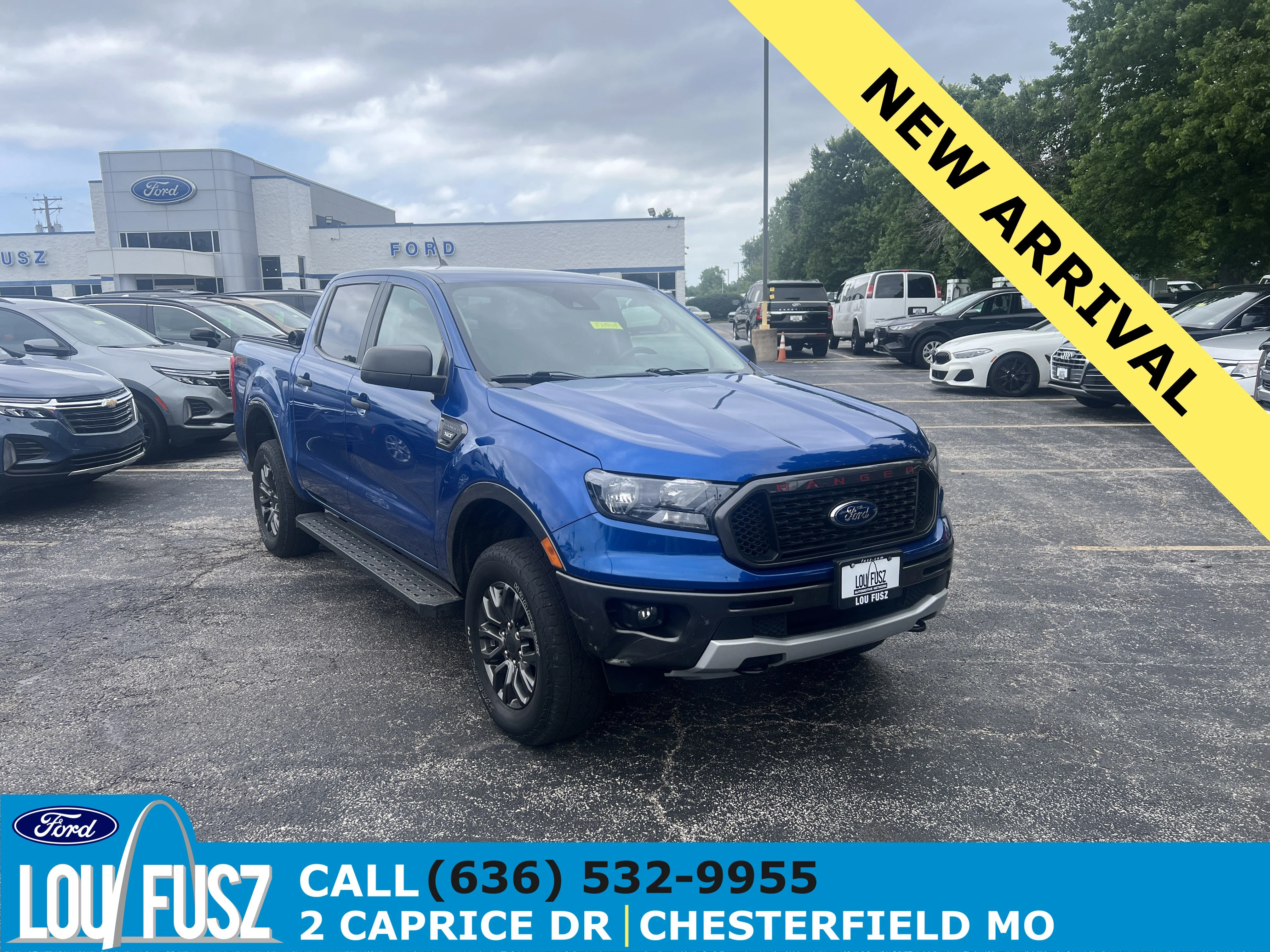 Used 2020 Lightning Blue Metallic Ford XLT image 1