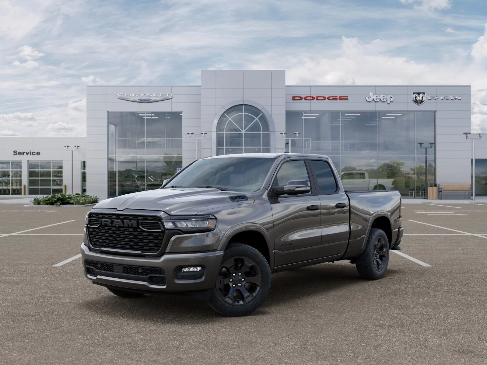 New 2026 Granite Crystal Metallic Clear-Coat Exterior Paint RAM Big Horn/Lone Star image 1