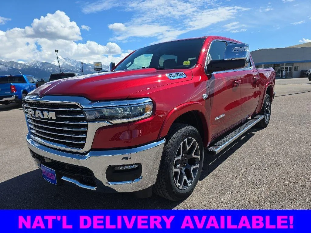 New 2026 Molten Red Pearl-Coat Exterior Paint RAM Laramie image 3
