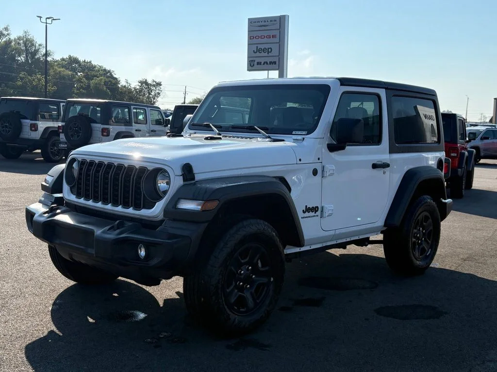New 2026 Bright White Clear-Coat Exterior Paint Jeep Sport image 3