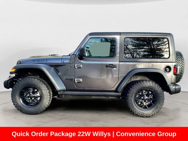 New 2026 Crystal Metallic Jeep 2-DOOR WILLYS image 2