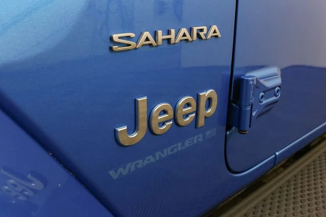 Used 2023 Blue Jeep Sahara 4xe image 8