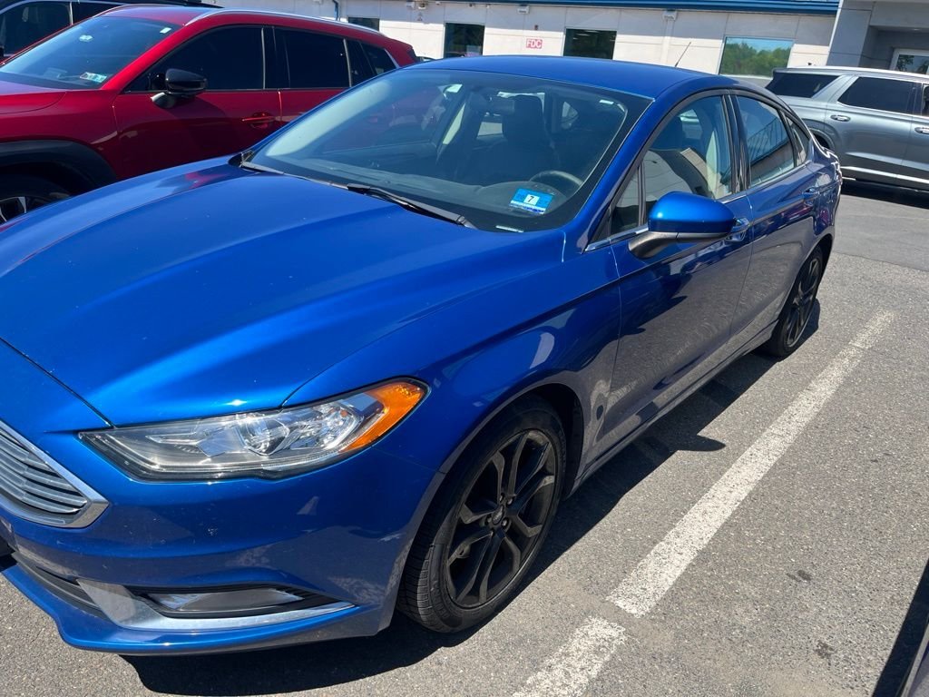 Used 2018 Ford Fusion SE with VIN 3FA6P0HD8JR237663 for sale in Ewing Township, NJ