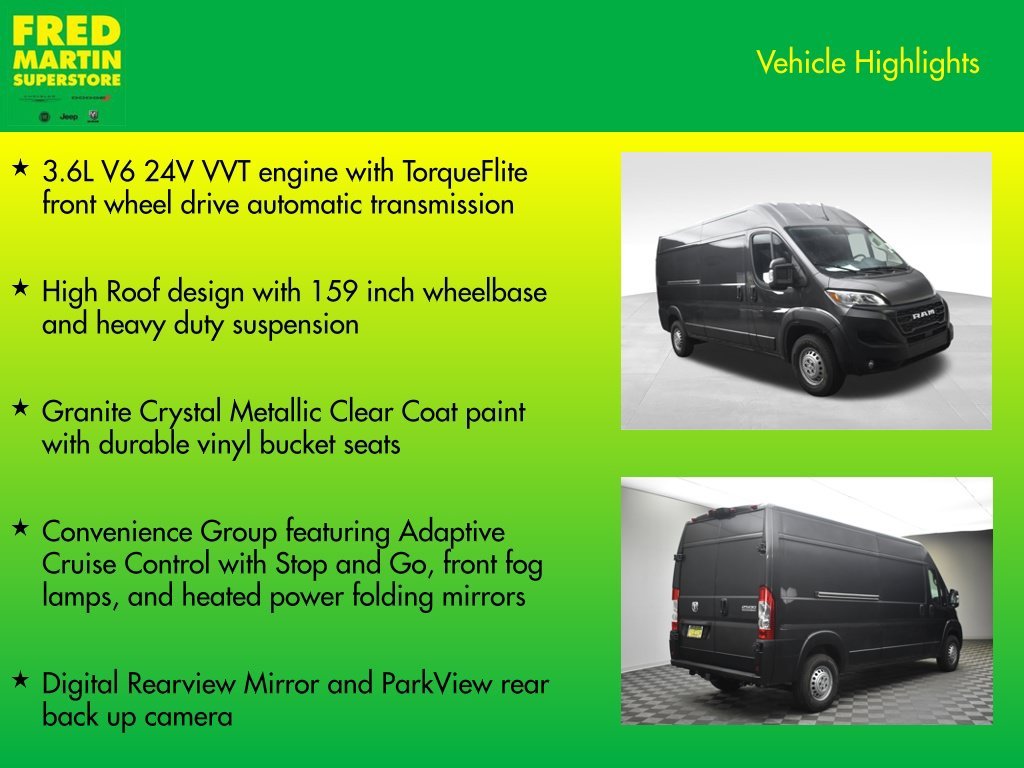 New 2027 Granite Crystal Metallic Clearcoat RAM High Roof image 8