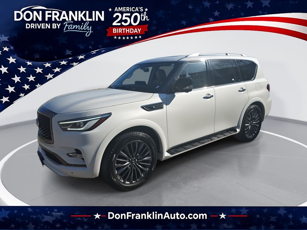 Used 2022 White INFINITI Premium Select image 1