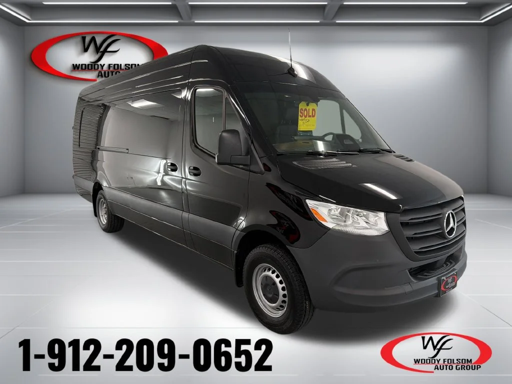 Used 2025 Black Mercedes-Benz 3500 HIGH ROOF I4 image 1
