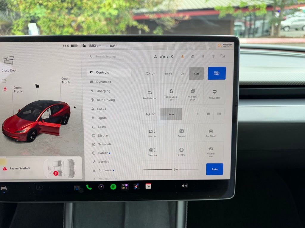 Used 2025 Red Tesla Performance image 21