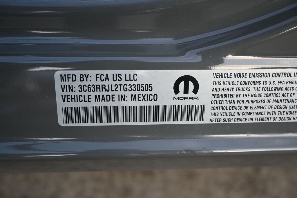 New 2026 Ceramic Gray Clear-Coat Exterior Paint RAM Laramie image 3