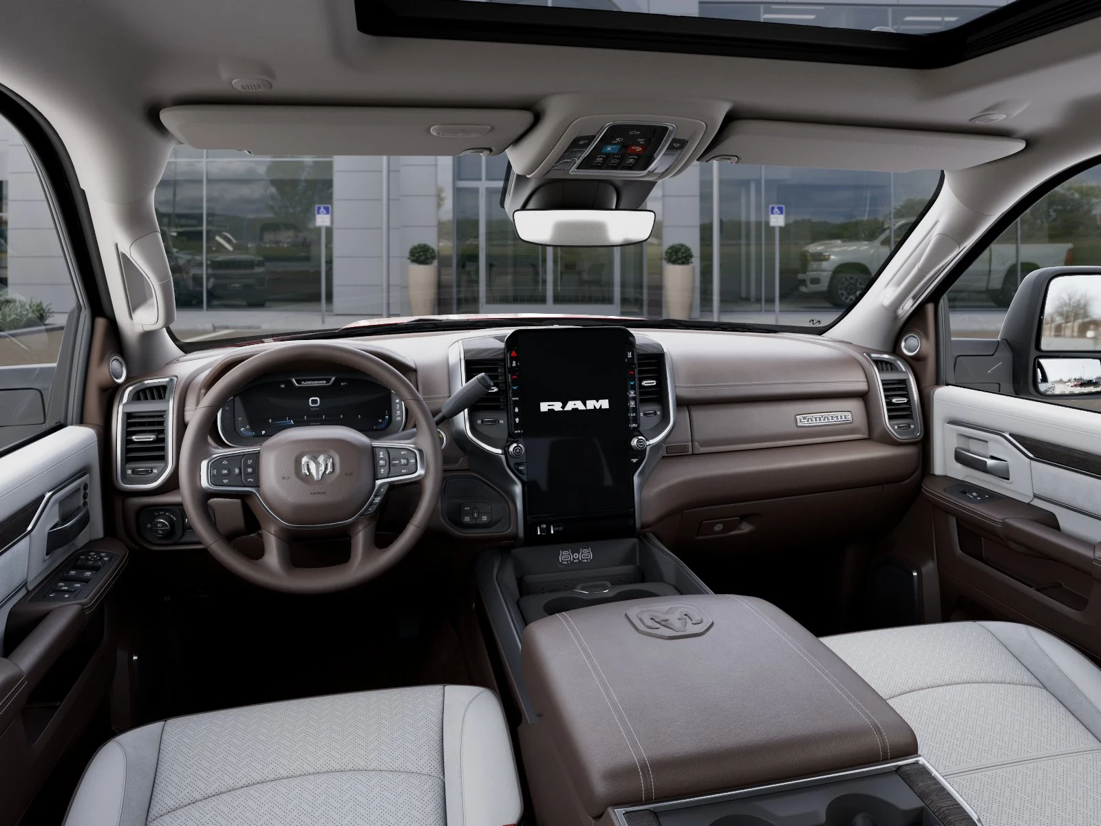 New 2026 Molten Red Pearl-Coat Exterior Paint RAM Laramie image 41