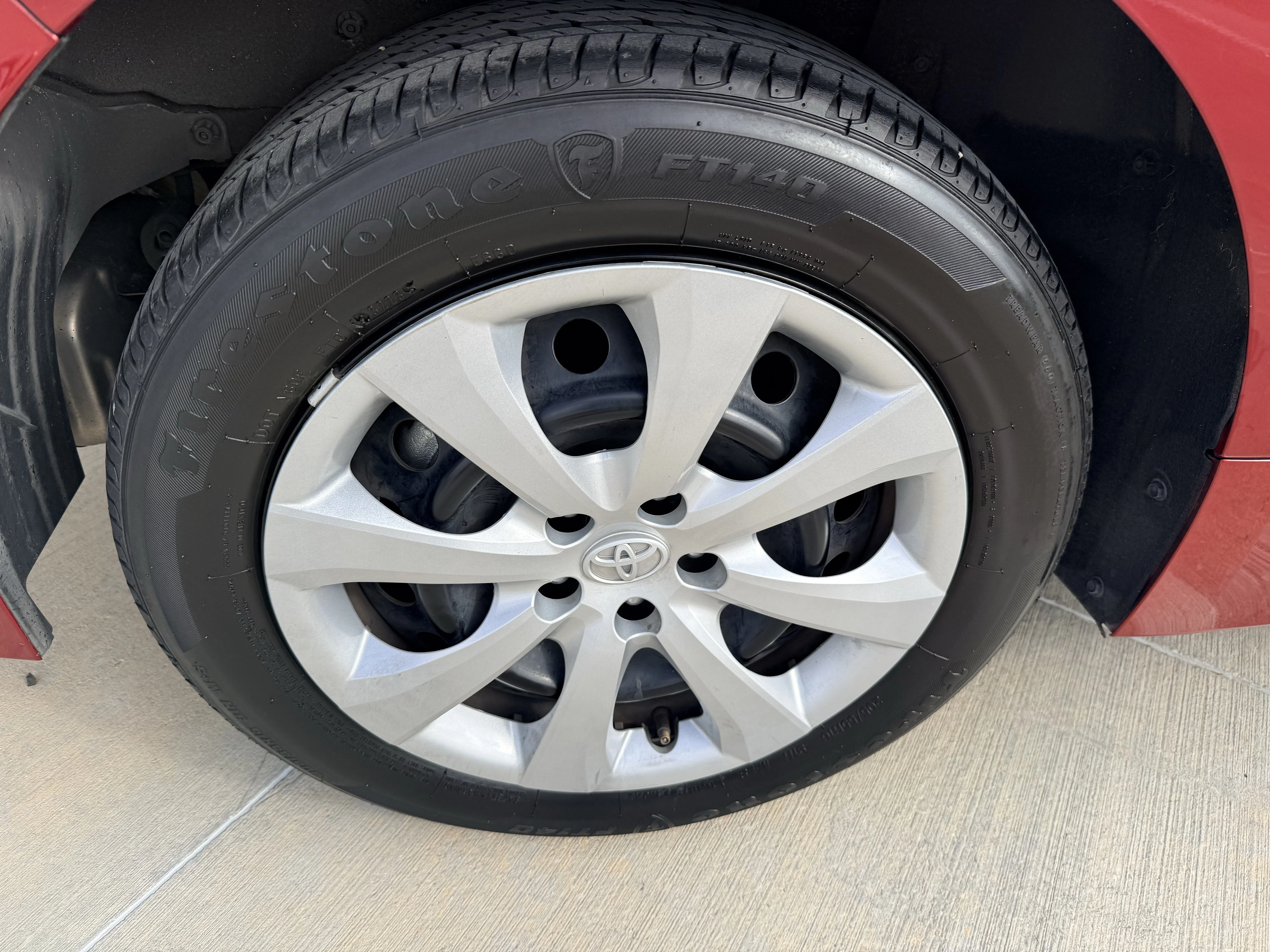 Used 2024 Red Toyota LE image 28